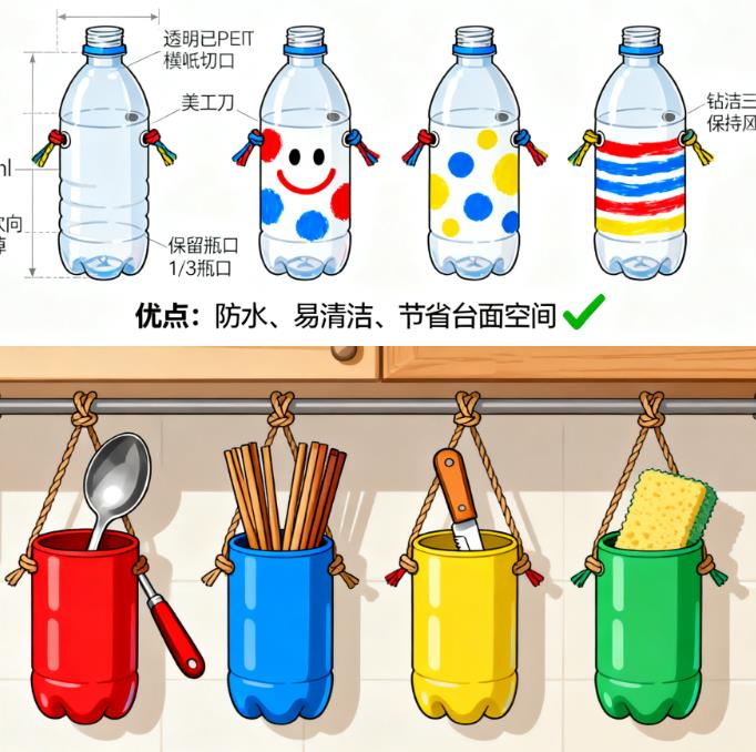 旧物改造魔法：废品变身实用收纳神器