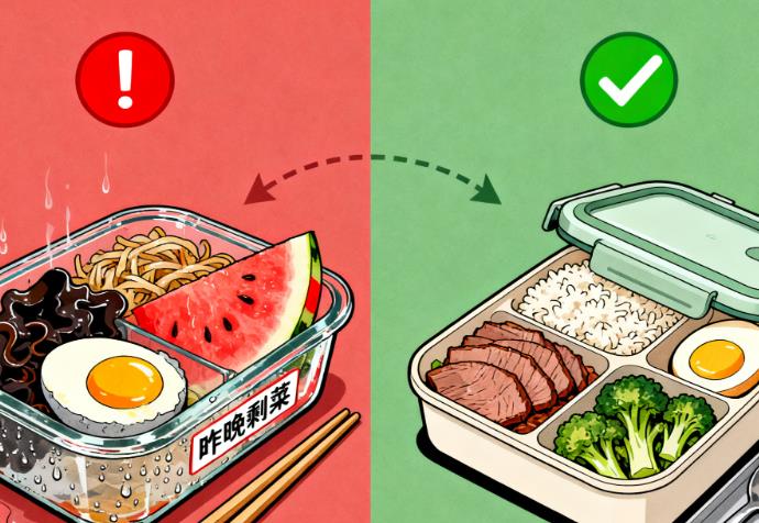 上班族带饭避雷指南：这些食材隔夜堪比 "毒药"