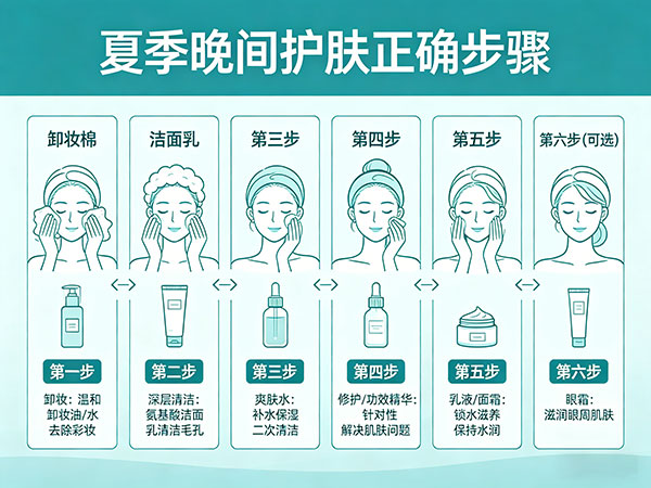 夏季晚间护肤正确步骤
